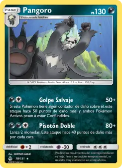 Pangoro, Luz Prohibida No. 78 Normal