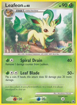 Leafeon, Majestic Dawn No. 24 Normal