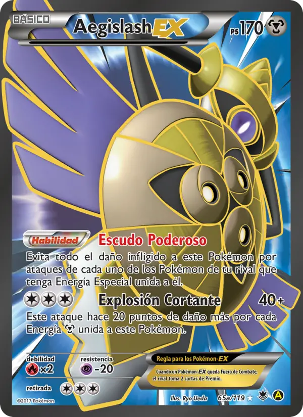 Aegislash EX, Fuerzas Fantasmales No. 65a