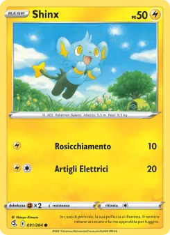 Shinx, Colpo Fusione No. 91 Normal