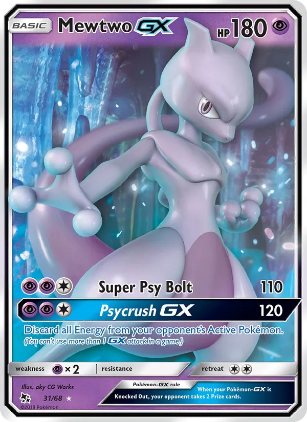 Mewtwo GX, Hidden Fates Nº 31