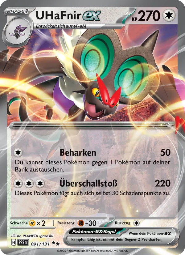 UHaFnir-ex, Prismatische Entwicklungen No. 091