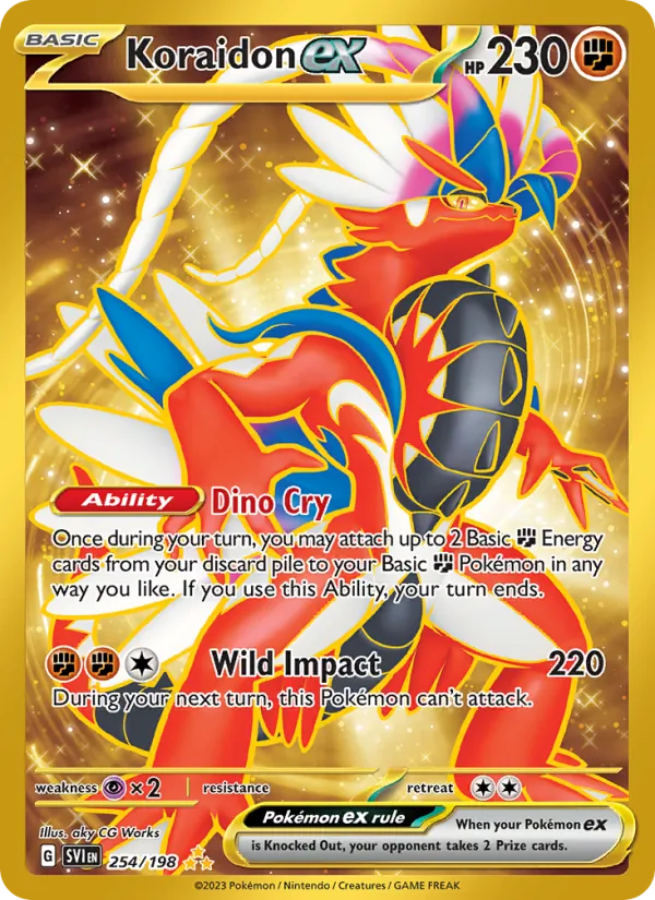Koraidon ex, Scarlet & Violet Nº 254