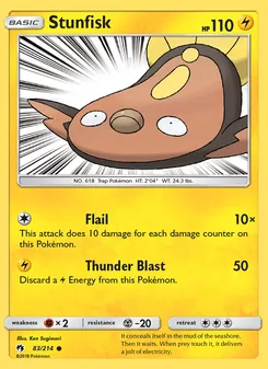 Stunfisk, Lost Thunder Nº 83 Normal