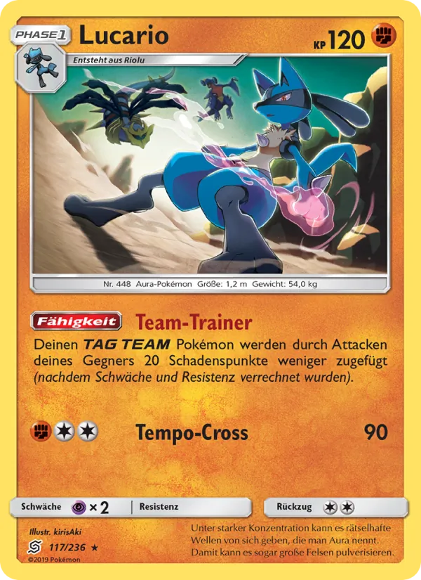 Lucario, Bund der Gleichgesinnten Nº 117