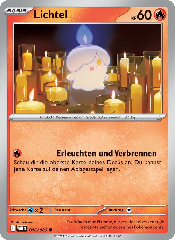 Lichtel, Weiße Flammen Nº 016