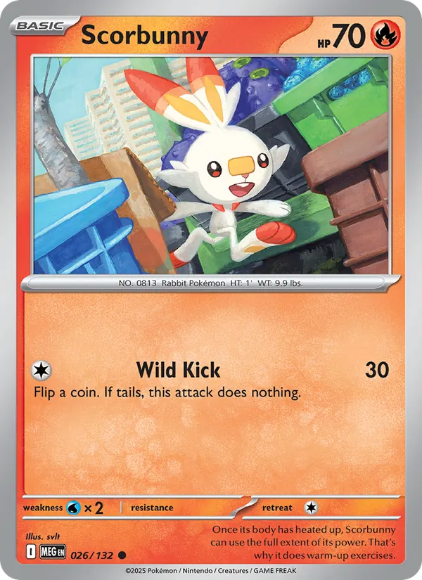 Scorbunny, Mega Evolution Nº 026