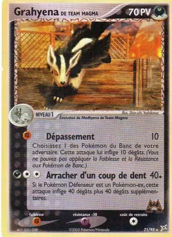Grahyena de Team Magma, EX Team Magma vs Team Aqua No. 21 Normal