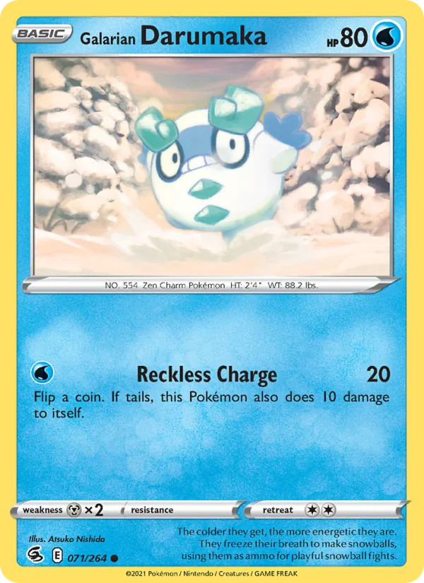 Galarian Darumaka, Fusion Strike Nº 71