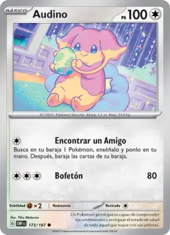 Audino, Llamas Obsidianas Nº 173 Normal
