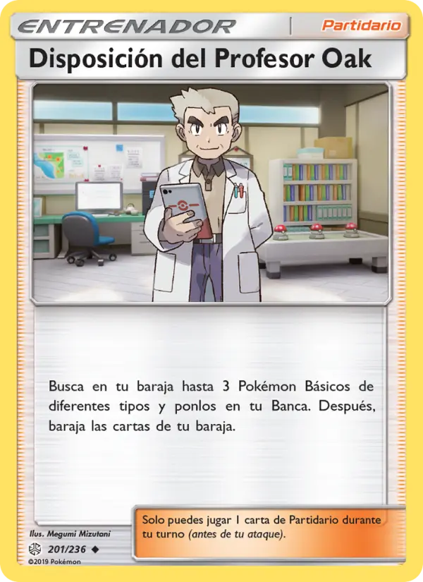 Disposición del Profesor Oak, Eclipse Cósmico No. 201
