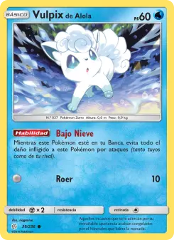 Vulpix de Alola, Eclipse Cósmico No. 39 Normal