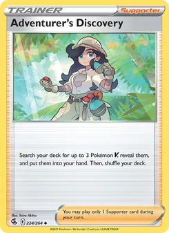 Adventurer's Discovery, Fusion Strike Nº 224 Normal