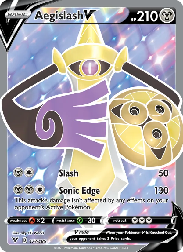 Aegislash V, Vivid Voltage No. 177