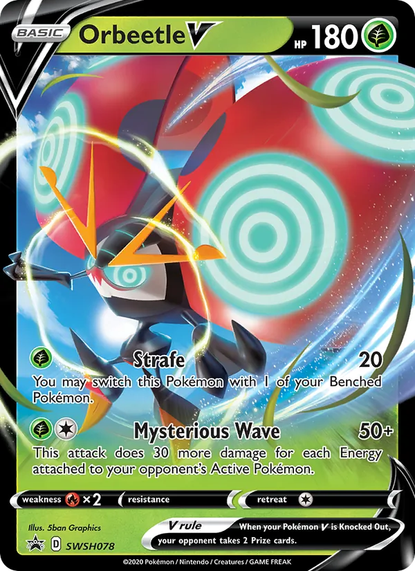 Orbeetle V, SWSH Black Star Promos No. SWSH078