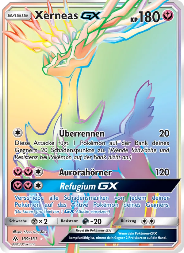 Xerneas GX, Grauen Der Lichtfinsternis Nº 139