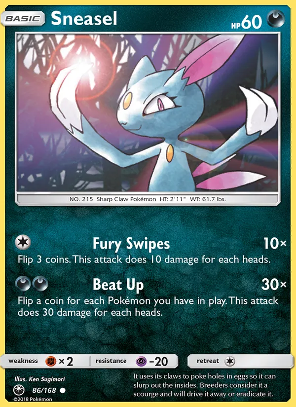Sneasel, Celestial Storm Nº 86