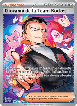 Giovanni de la Team Rocket, Rivalités Destinées Nº 238 Holo