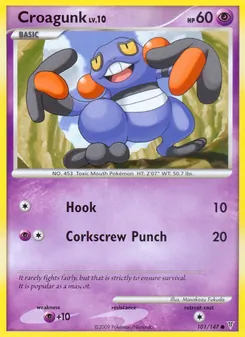 Croagunk, Supreme Victors Nº 101 Holo