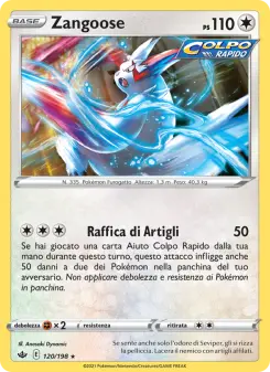 Zangoose, Regno Glaciale No. 120 Normal