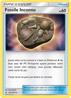 Fossile Inconnu, Ultra-Prisme Nº 134 Normal