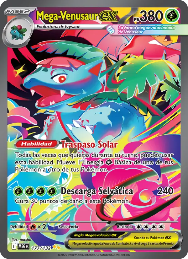 Mega Venusaur ex, Megaevolución No. 177