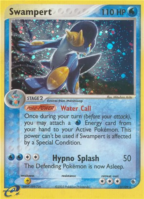 Swampert, Ruby & Sapphire No. 13