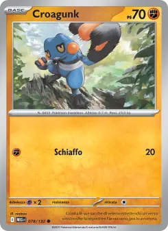 Croagunk, Megaevoluzione Nº 078 Normal