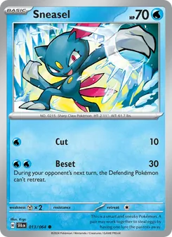 Sneasel, Shrouded Fable Nº 013 Normal