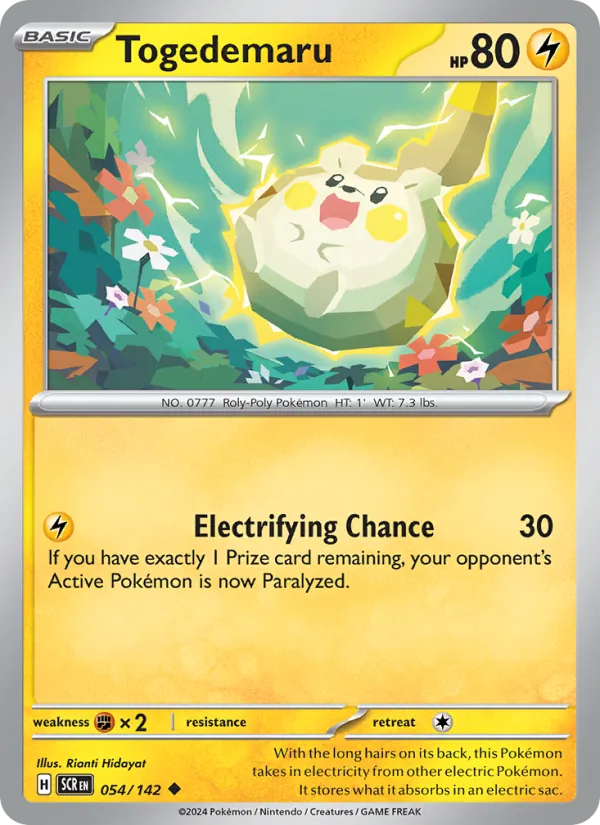 Togedemaru, Stellar Crown Nº 054