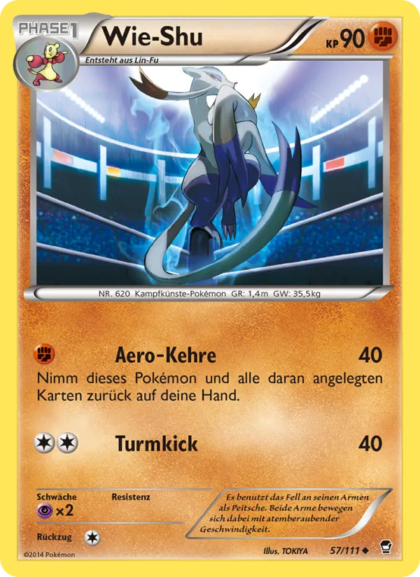 Wie-Shu, Fliegende Fäuste No. 57