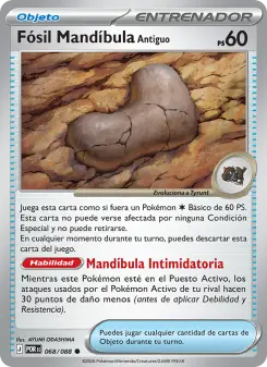 Fósil Mandíbula Antiguo, Equilibrio Perfecto Nº 068 Normal