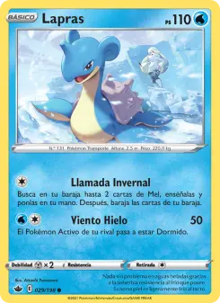 Lapras, Reinado Escalofriante Nº 29 Normal
