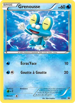 Grenousse, Promo XY Nº XY03 Normal