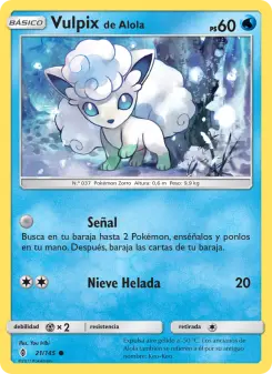 Vulpix de Alola, Albor de Guadianes No. 21 Normal