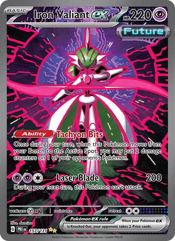 Iron Valiant ex, Prismatic Evolutions No. 157
