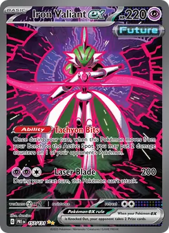 Iron Valiant ex, Prismatic Evolutions No. 157 Holo