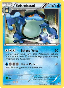 Seismitoad, Dragons Exalted No. 36 Normal