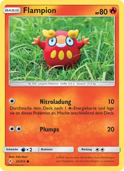 Flampion, Kräfte im Einklang No. 23 Normal