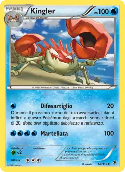 Kingler, Forze Spettrali No. 14 Normal