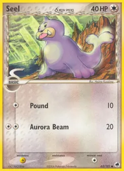 Seel δ, Dragon Frontiers No. 62 Normal