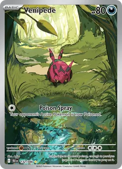Venipede, Black Bolt No. 132 Holo