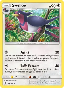 Swellow, Guardiani Nascenti Nº 104 Normal