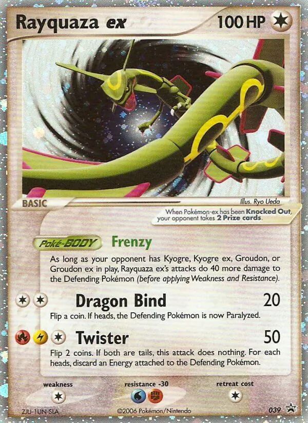 Rayquaza ex, Nintendo Black Star Promos Nº 39