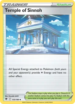 Temple of Sinnoh, Astral Radiance Nº 155 Normal