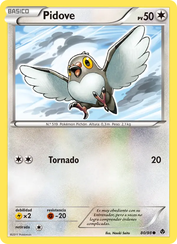 Pidove, Fuerzas Emergentes Nº 80