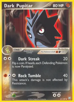 Dark Pupitar, Team Rocket Returns No. 41 Normal