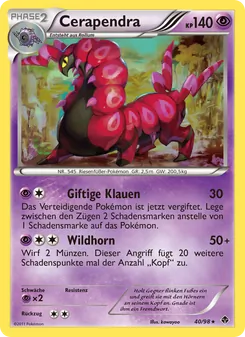 Cerapendra, Aufstreben der Mächtigen No. 40 Normal