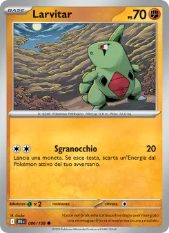 Larvitar, Avventure Insieme Nº 080 Normal