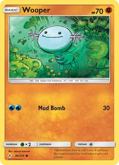 Wooper, Unbroken Bonds No. 96 Normal